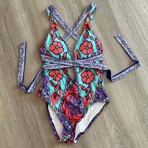 Trina Turk one piece suit Size 8
